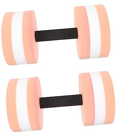 Kisangel Wassergewichte Hanteln Aus Eva 2 Stück Schwimmend Tragbare Pool Hanteln Oberkörpertraining Fitness Zubehör Für Wasseraerobic Und Pool Übungen