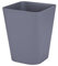 Sinoba Papierkorb 6102 Mülleimer Abfalleimer Papiereimer Kunststoff ideal für Kinderzimmer Büro Küche Höhe 29 cm 12L (Blaugrau)