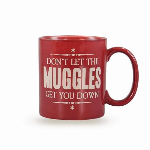 Half Moon Bay | Harry Potter | Don't Let The Muggles Get You Down | Boxed 400ml Mug - Muggles | Official Merchandise | Birthday Gift