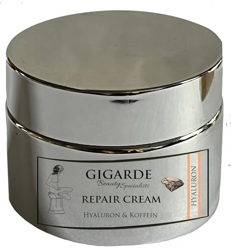 Gigarde Repair Creme mit Aloe Vera, Hyaluron und Koffein, 50 ml