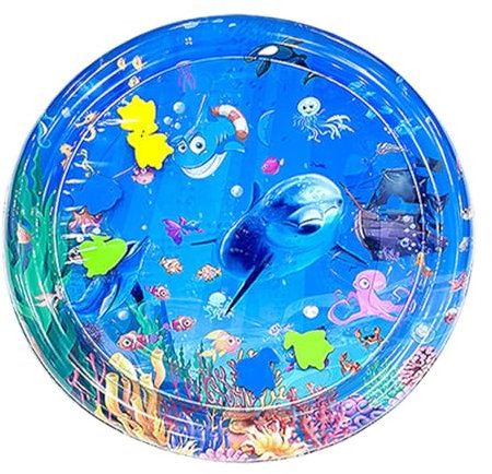 Generisch Spielmatte mit Sensor - Spielteppich -Wasser -Cartoon für Haustiere und Kinder | Schnupfenmatte mit 2 Karottenkonsumen, die Spiele stimuliert und Lernen