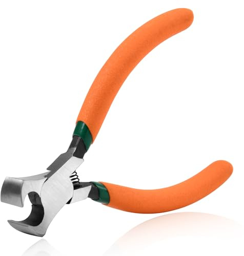 SPEEDWOX 4.5 Inches Mini End Cutting Pliers Jewelry Pliers | PVC Handles, End Nipper, Nail Puller Tool, Installing Carpenter Jewelry Making Tool for Crafts DIY Working Jewelry Making