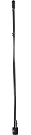 TIKATARER 6 Ft Fahnenmast-Set, Robuster Fahnenmast aus Edelstahl mit Wandhalterung, kein Verheddern, Drehende Fahnenmasten für den Außenbereich, Wohn- und Gewerbeimmobilien