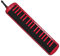 Ever Play Melodica schwarz/rot, 37 Tasten, inkl. Etui