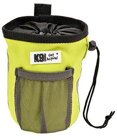 K9 Pursuits Treat Holder Activity Belt, Green | Treat Storage Pouch, Adjustable Belt, Easy Access Design, Ideal for Training and Walks, Lightweight Construction