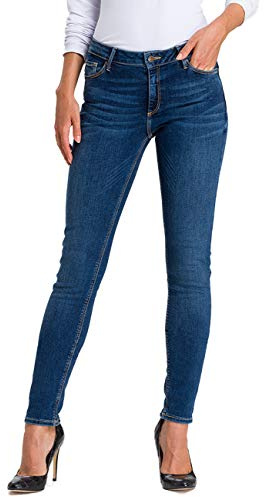 Cross Damen Alan Skinny Jeans, Blau (Dark Blue 101), 32W / 30L EU