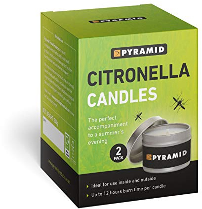 Citronella Candles - 2 Candles in Screw Top Tins