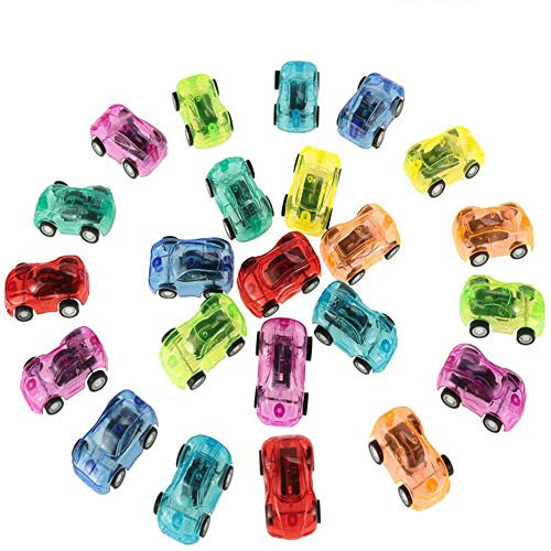 DaricowathX 24PCS Pull Back Cars,Mini Push and Go Car Toy,Birthday Party Bag Fillers Pull Back Racing Vehicles for Kids Boys