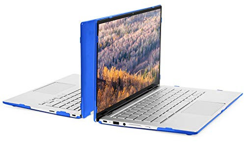 mCover Funda Compatible para computadoras portátiles 2 en 1 de 14 ASUS Chromebook Flip C434 Series (no para Otro Modelo) Azul