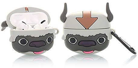 ZAHIUS Silikon Hülle Kompatibel mit Airpods Pro Case Cover Lustige Abdeckung [3D-Zeichentrickserie MM] (Appa)