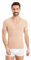 FINN Men's Figure-Shaping Compression Undershirt with V-Neck – Short-Sleeve Shapewear T-Shirt Made from Cotton – Body Shaper Compression Vest for a Flatter Stomach Invisible Nude M