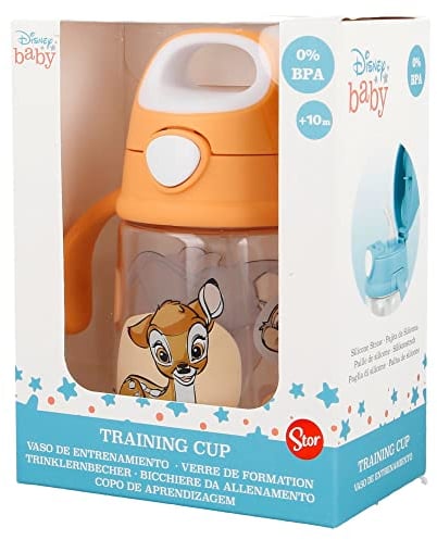 Tazza Di Apprendimento Per Bambini Con Cannuccia Di Tritan Da 370 Ml |Classici Disney