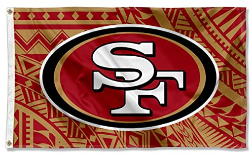 WinCraft San Francisco 49ers Samoan-Flagge, 7,6 x 12,7 cm