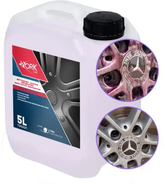 Workcar - Nettoyant Jantes pH Neutre - Décontaminant Ferreux - Effet marqueur violet
