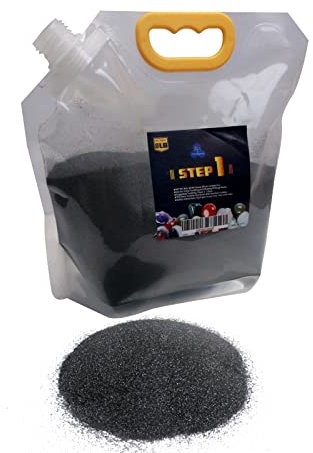 Rock Tumbler Grit, Rock Polishing Grit Media, Works with Any Rock Tumbler, Rock Polisher, Stone Polisher (STEP1-3.6 kg)