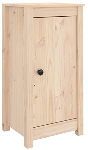 vidaXL Sideboard Kommode Anrichte Schrank Beistellschrank Mehrzweckschrank Standschrank Wohnzimmer Flur 40x35x80cm Massivholz Kiefer