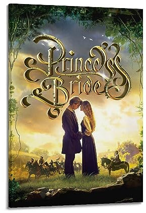 daweitianlong Filmposter The PrincessBride, dekoratives Gemälde, Leinwand, Wandkunst, Wohnzimmer, Poster, Schlafzimmer, Gemälde, Rahmenstil, 20 x 30 cm