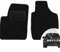 moto-MOLTICO Vorne Fußmatten Auto Velours Autoteppiche Schwarz Automatten Set 2-teilig passend für Kia Picanto I 2004-2011