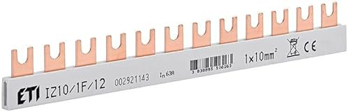 Isolierter Balkensatz ETI, IZ10/1F/12, 1-polig