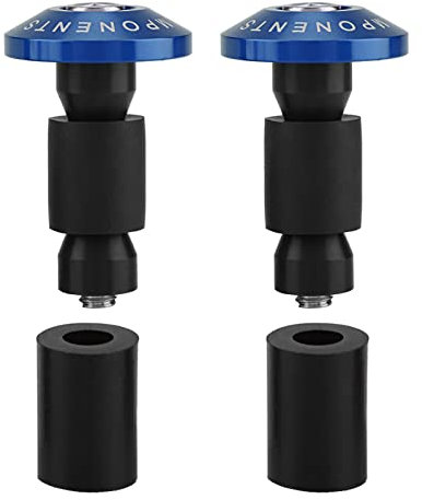 VOBOR Lenkerendkappe, 22 Mm 7/8 Zoll Motorrad-Lenker-Endschieber-Stecker Für Racing ATV Offroad(Blau)