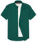 Mens Short Sleeve Oxford Shirt Plain or Stripe,Classic Fit,Button Down Collar & Pocket. Holiday Apparel Leisure Shirts. by Janeo British Apparel. Kaitoke Green Plain, XL