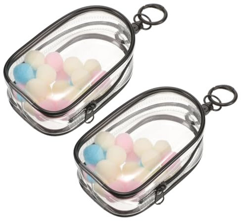 UPKOCH 2-teiliges Puppentaschen-Set Tragbarer Mini-aufbewahrungskoffer Für Kleinkinder Spielzeugbox Reißverschluss Staubdichte Funktion