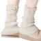 JINGTOPS Moda Scaldamuscoli Donna Inverno Y2k,Scaldamuscoli Bambina Donna Lana,Manicotti Lana Donna Con Bottoni Di Perla,Maglieria Calzini Lana Donna Invernali,Scalda Muscoli Da Donna