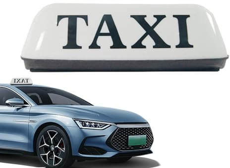 Taxilicht - Taxi-Licht für Auto, Taxi-Schild, Taxi-Beleuchtung, Dachbeleuchtung, Retro-Tachschild, Taxi-Dachbeleuchtung, Taxidachbeleuchtung, Leuchtschild