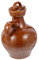 CIYODO Jarra de barro tinajas de barro jarras de bebidas Hervidor de vino Jarra de vino de cerámica Jarra de vino para restaurantes sirviendo jarra de vino contenedor de vino Brown