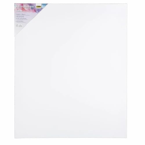 Idena 60010 Keilrahmen 50x60cm für Öl- und Acrylfarben vierfach grundierte Baumwolle (50x60cm)