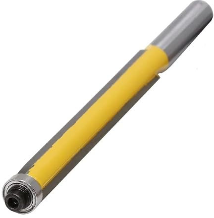1 pieza de vástago de 8mm, hoja de 2-1/2 , broca enrutadora de madera con borde rasante Extra larga(NO1)