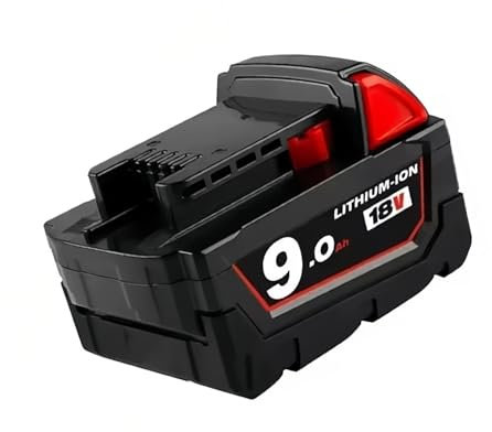 12000mAh outil électrique tondeuse à gazon remplacement batterie au Lithium 18V. Compatible avec Milwaukee M18 XC 48-11-1860 48-11-1850 48-11-1840 48-11-1820(1PCS 9000mAh)