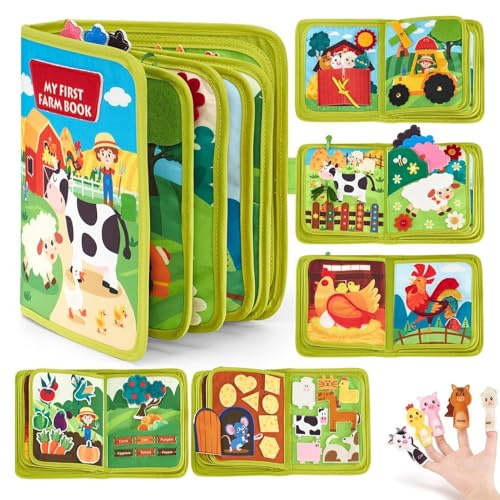 Genérico Beschäftigtes Spielzeug, 3D, Bauernhof für Kinder, Entwicklung der Feinmotorik, pädagogische Aktivität für Zuhause, Kindergarten und Reisen