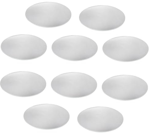 Uhrgläser Labor aus Glas, Rund und Flach für Experimente | Transparentes Labor Uhrglas, 10 Stück-pack, als Becherabdeckung und Verdunstungsschale