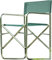 Jan Kurtz Regiesessel mit Gestell aus Aluminum und Bezug aus Kunststoffgewebe, in der Farbe: Salbei, Maße: 83 x 51 x 44 cm, 445236