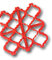 Tampon à motif marocain, embosseur, emporte-pièce de Cookie Cutz - 1 pièce de 3,12 cm x 3,12 cm