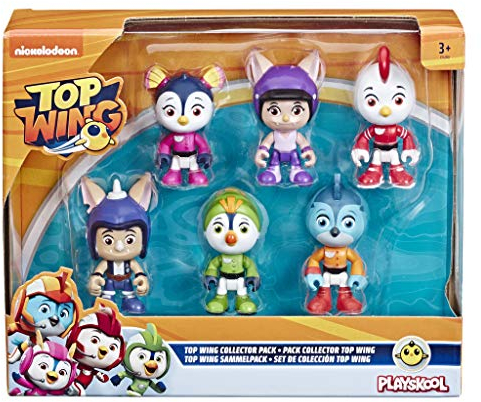 Top Wing Sammelpack mit 6 Charakteren: Swift, Penny, Rod, Brody, Schurkenduo Baddy und Betty, für Kinder ab 3 Jahren