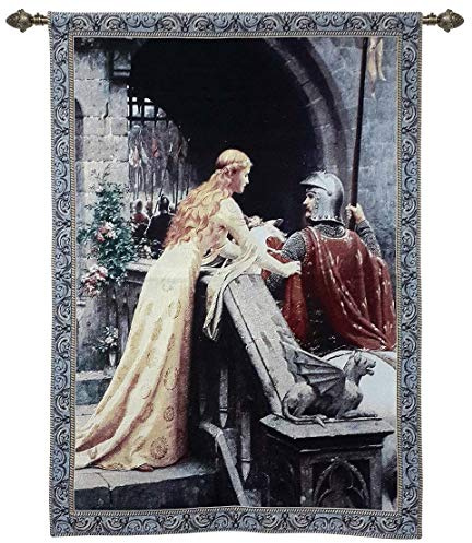 Signare Wandteppich, Wandbehang, Heimdekoration, Edmund Leighton (God Speed, nur Wandteppich)