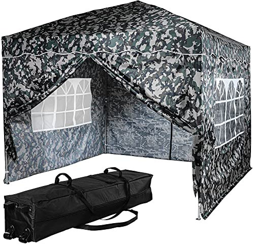 INSTENT Pavillon 3 x 3 m Basic étanche Protection UV 50+, 4 Parties latérales, Urban