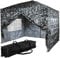 INSTENT Pavillon 3 x 3 m Basic wasserdicht UV Schutz 50+, 4 Seiteneile, urban