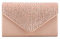 Nodykka börsen und Handtaschen Umschlag Abend Clutch Crossbody Taschen Klassische Hochzeit Party Schultertasche für Frauen, Beige (rose gold), EinheitsgröÃŸe