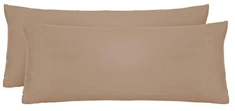 biberna Feinjersey Kopfkissenbezug 0077144 2X 40x80 cm Macchiato