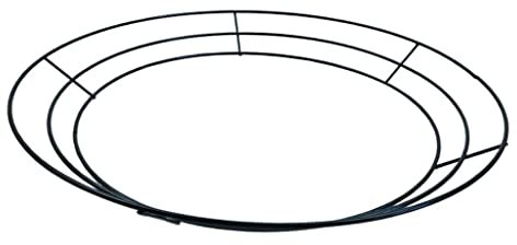 Baoblaze 3 Größen Draht Kranz Rahmen Draht Kranz Herstellung Ringe Für Weihnachten Valentinstag Dekor, 30 cm / 12 Zoll