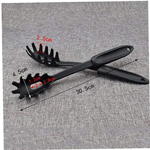 1pc Kitchen Silicone Pasta Noodles Vermicelli Scoop Measure Server Fork Claw Spaghetti Spoon