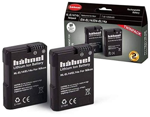 Hähnel - HL-EL14 Nikon Type Twin Pack - - Kamerazubehör - Li-Ion Akku