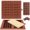 Webake Lot de 2 Moule Tablette Chocolat en Silicone pour barre de chocolat Moules à bonbons Moulle chocolat