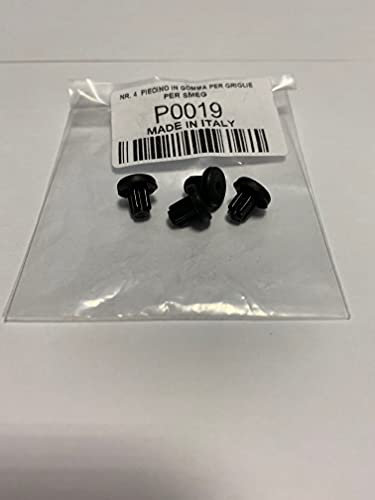 KIT 4 GOMMINI DI RICAMBIO PER GRIGLIE PIANI COTTURA E CUCINE A GAS COMPATIBILI CON SMEG (no originale adattabile)