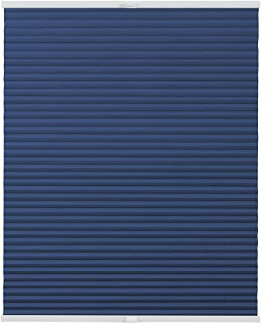 Lichtblick Wabenplissee Klemmfix, ohne Bohren, verspannt, Verdunklung - Blau 65 cm x 210 cm (B x L)