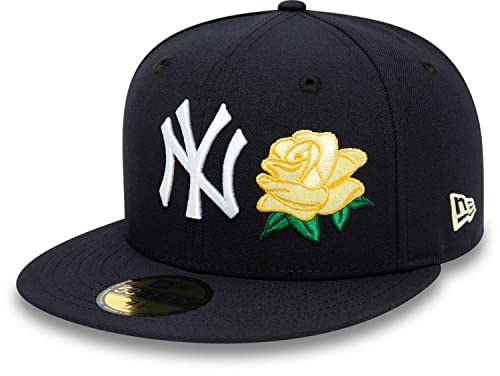New Era 59Fifty Cap - Rose New York Yankees Navy - 7 5/8