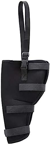 HUSANGGE Rodillera Canina para Perros, Protector De Rodilla para Rehabilitación De Perros, Manga De Soporte para Mascotas,Pata Trasera Izquierda Negra,L,Pleasant63